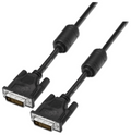 CABLE AISENS DVI DUAL LINK 24+1 CON FERRITA M/M NEGRO 1.8M