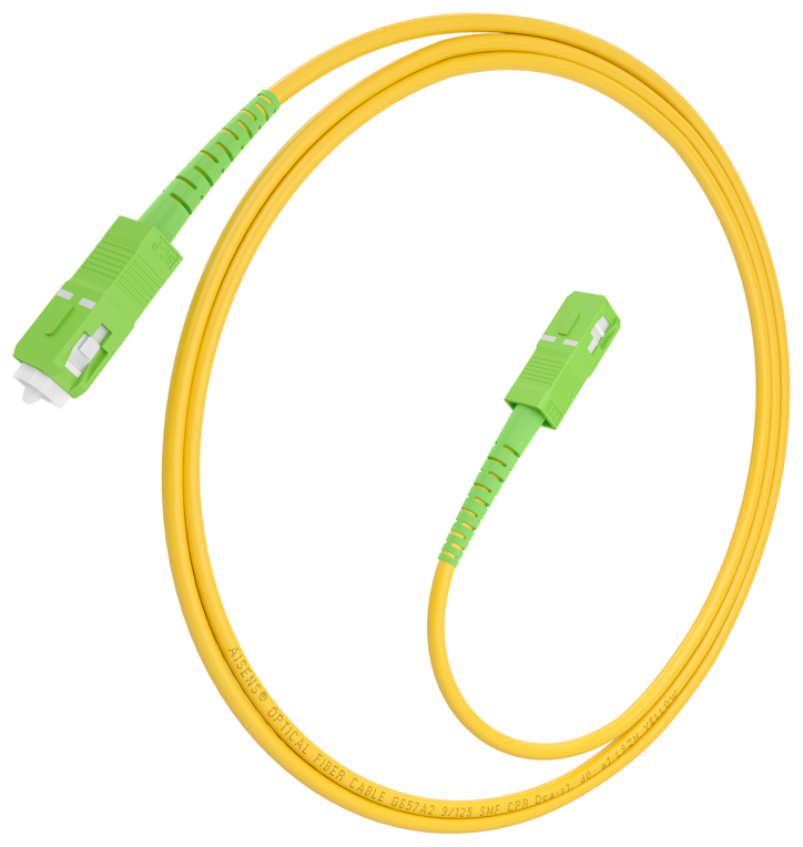 CABLE AISENS FIBRA G657A2 3.0 9 125 SMF SIMPLEX LSZH SC APC 2.0M - detalle