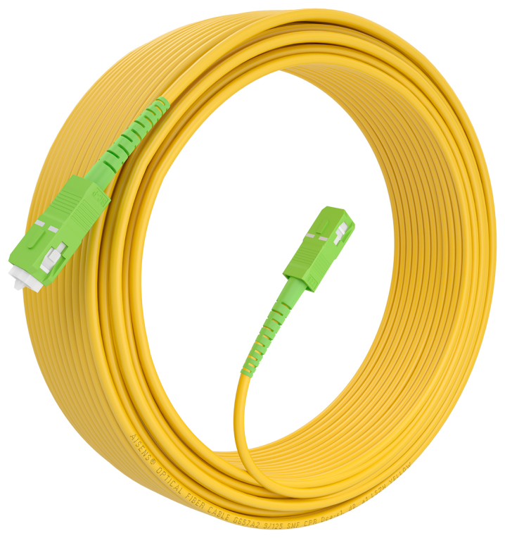 CABLE AISENS FIBRA G657A2 3.0 9 125 SMF SIMPLEX LSZH SC APC 20M - detalle