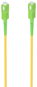 CABLE AISENS FIBRA G657A2 3.0 9 125 SMF SIMPLEX LSZH SC APC 3.0M
