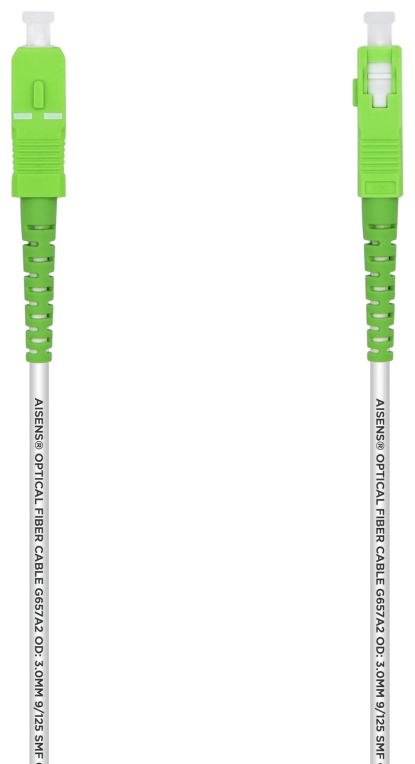 CABLE AISENS FIBRA G657A2 3.0 9 125 SMF SIMPLEX LSZH SC APC 3.0M - detalle