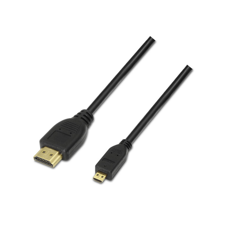 AISENS A119-0116 cable HDMI 0.8 m HDMI tipo A (Estándar) HDMI tipo D (Micro) Negro