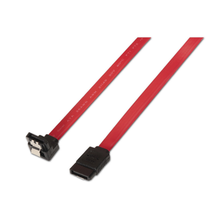 AISENS A130-0156 cable de SATA 0.5 m SATA 7-pin Negro. Rojo