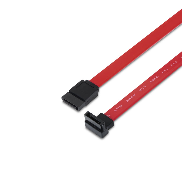 AISENS A130-0155 cable de SATA 0.5 m SATA 7-pin Negro. Rojo