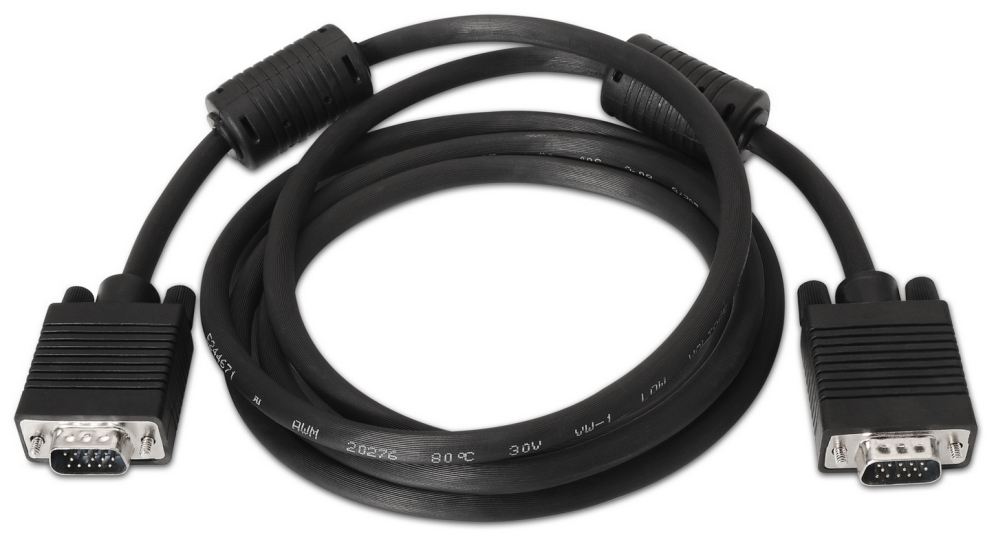 CABLE AISENS SVGA CON FERRITA HDB15/M-HDB15/M NEGRO 3.0M - detalle