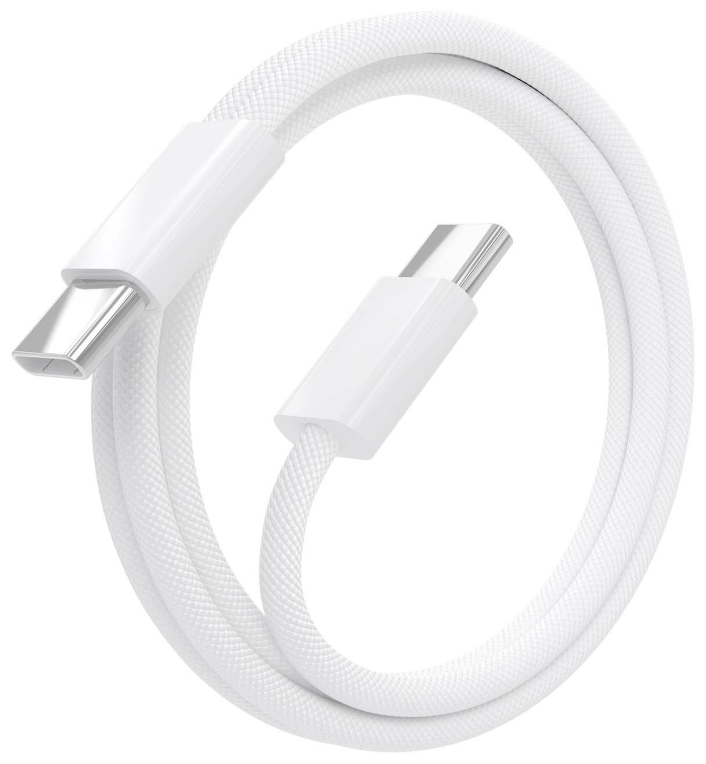 CABLE AISENS USB 2.0 3A 60W APPLE USB-C/M-USB-C/M BLANCO 1.0M - detalle