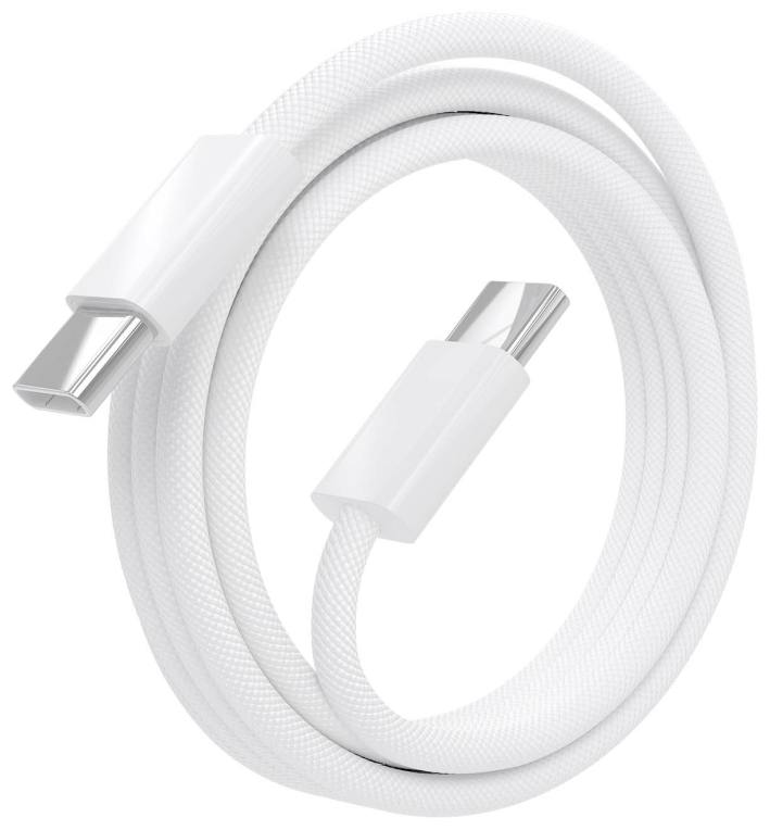 CABLE AISENS USB 2.0 3A 60W APPLE USB-C/M-USB-C/M BLANCO 2.0M - detalle
