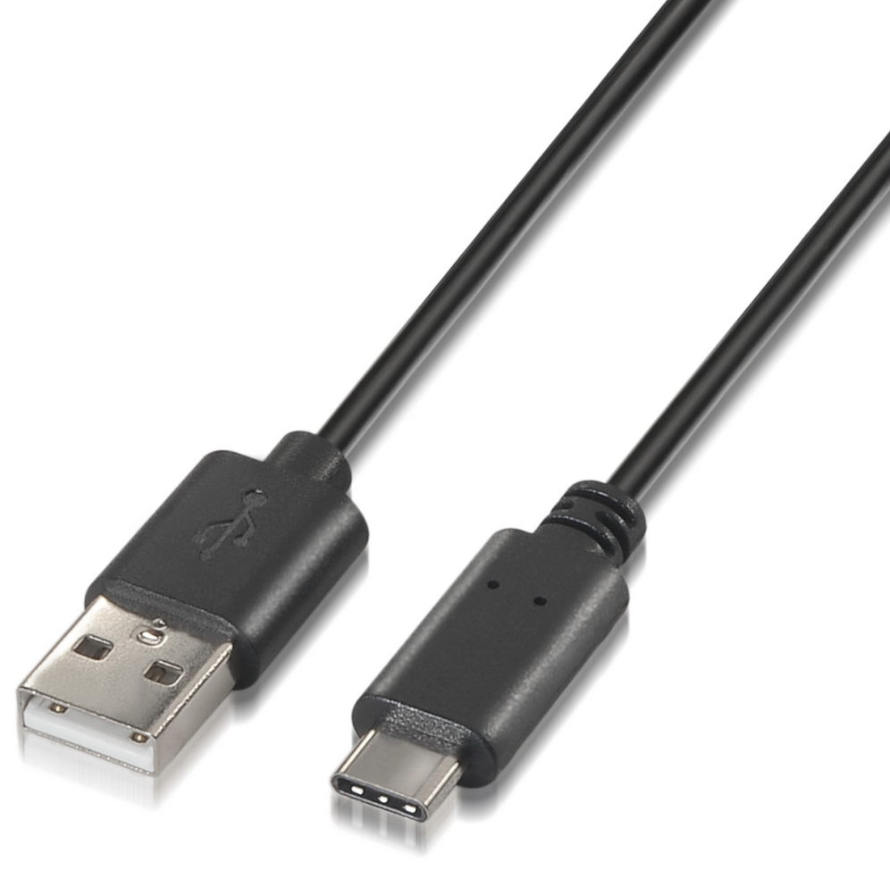 CABLE AISENS USB 2.0 3A TIPO USB-C M-A M NEGRO 2.0M
