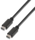 CABLE AISENS USB 2.0 3A TIPO USB-C M-USB-C M NEGRO 1.0M