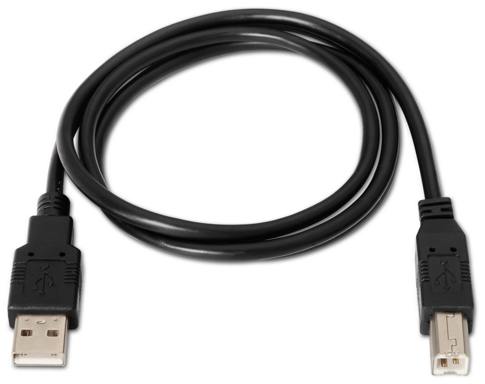 CABLE AISENS USB 2.0 IMPRESORA TIPO A M-B M NEGRO 1.0M - detalle