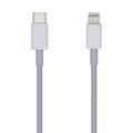 AISENS Cable USB 2.0 USB-? A Lightning PD 2A. Lightning/M-USB-?/M. Blanco. 2.0m