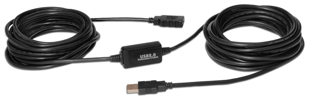 CABLE AISENS USB 2.0 PROLONGADOR AMPLIFICADOR A/M-A/H 15M NEGRO - detalle