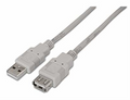 CABLE AISENS USB 2.0 TIPO A/M-A/H BEIGE 1.8M