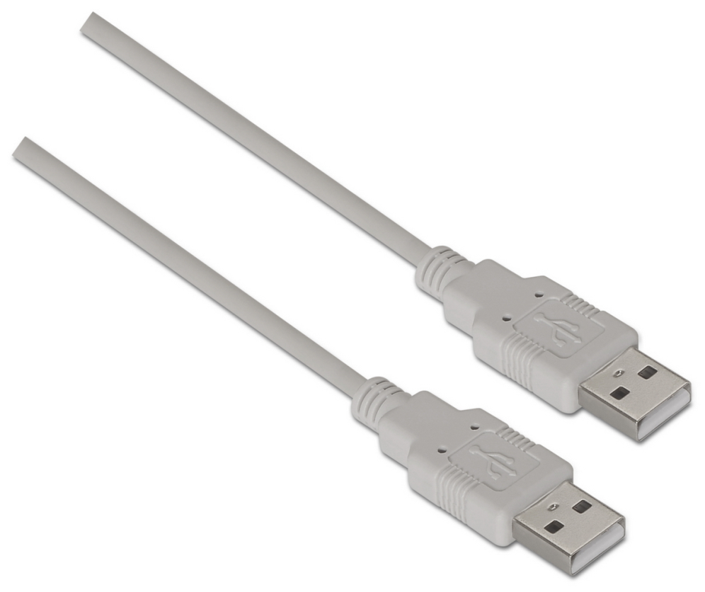 CABLE AISENS USB 2.0 TIPO A/M-A/M BEIGE 1.0M