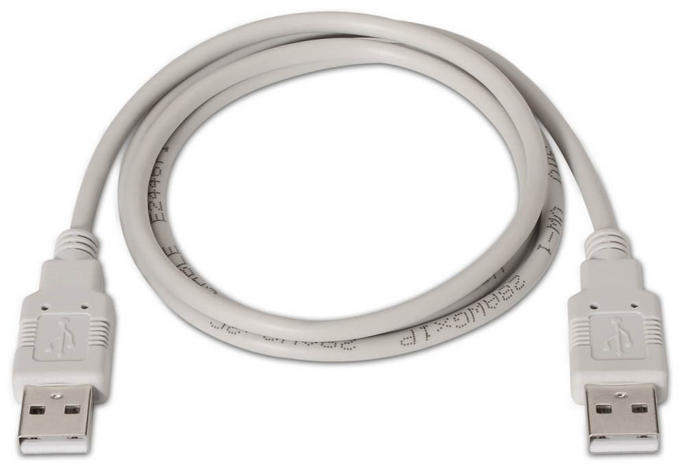 CABLE AISENS USB 2.0 TIPO A/M-A/M BEIGE 1.0M - detalle
