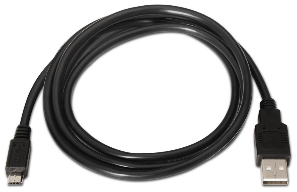 CABLE AISENS USB 2.0 TIPO A M-MICRO B M NEGRO 0.8M - detalle