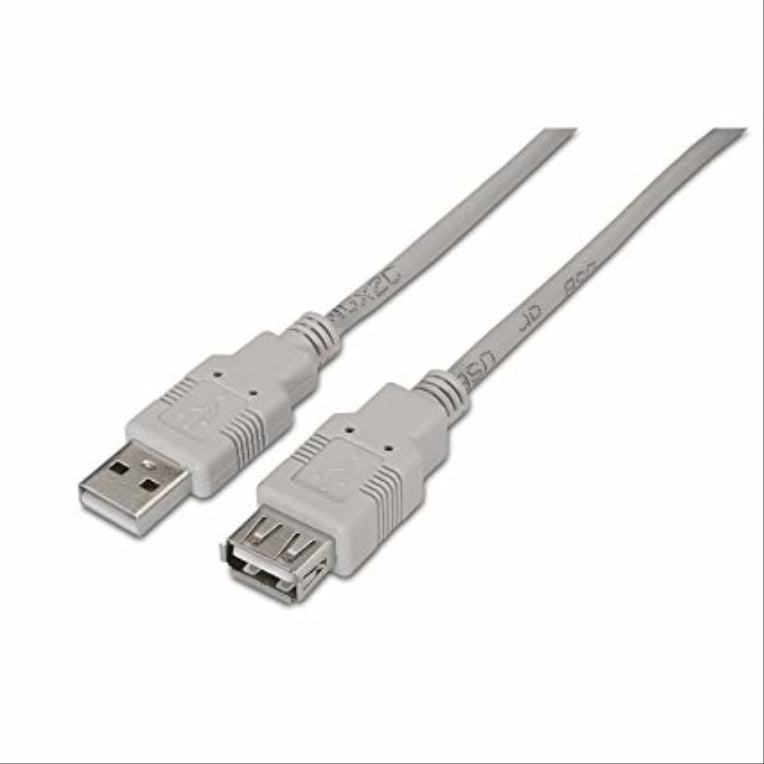 AISENS A101-0013 cable USB USB 2.0 1.8 m USB A Beige