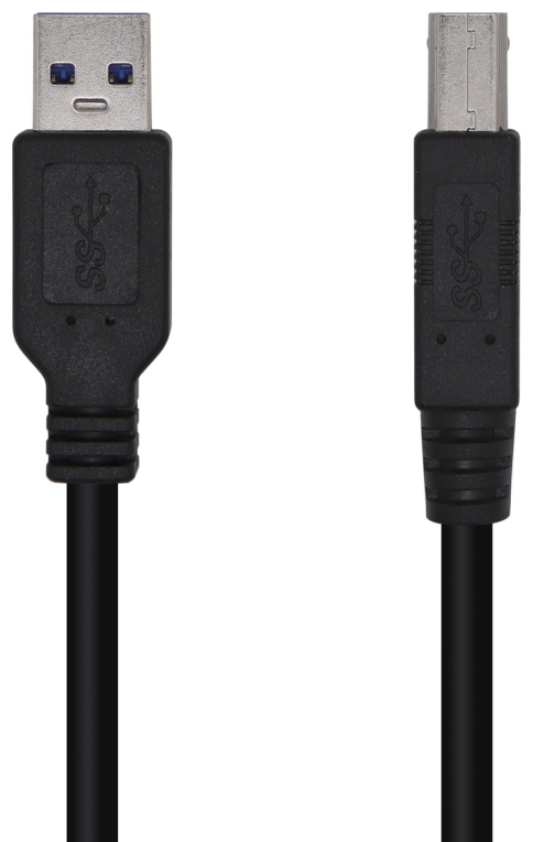CABLE AISENS USB 3.0 IMPRESORA TIPO A/M-B/M NEGRO 2.0M