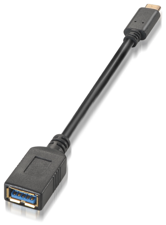 CABLE AISENS USB 3.1 GEN1 5GBPS 3A TIPO USB-C/M-A/H 15CM NEGRO