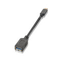AISENS A107-0062 cable USB USB 3.2 Gen 1 (3.1 Gen 1) 0.15 m USB C USB A Negro