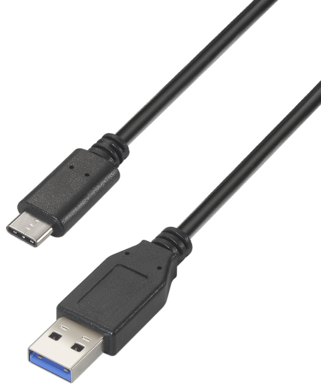 CABLE AISENS USB 3.1 GEN2 10GBPS 3A TIPO USB-C M-A M NEGRO 0,5mts - detalle