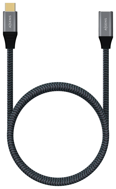 CABLE AISENS USB 3.2 GEN2X2 ALUMINIO USB-CM-CH GIS 1.0M - detalle