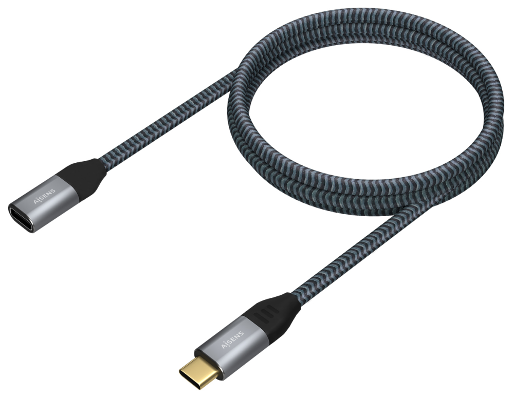 CABLE AISENS USB 3.2 GEN2X2 ALUMINIO USB-CM-CH GIS 1.0M - detalle