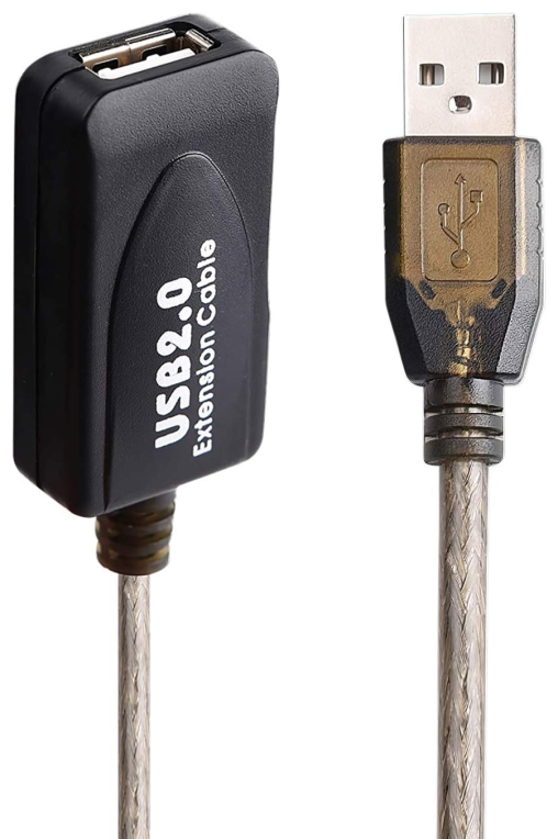 CABLE ALARGADOR EWENT USB 2.0 USB-A AMPLIFICACION SEÑAL 5m NEGRO - detalle