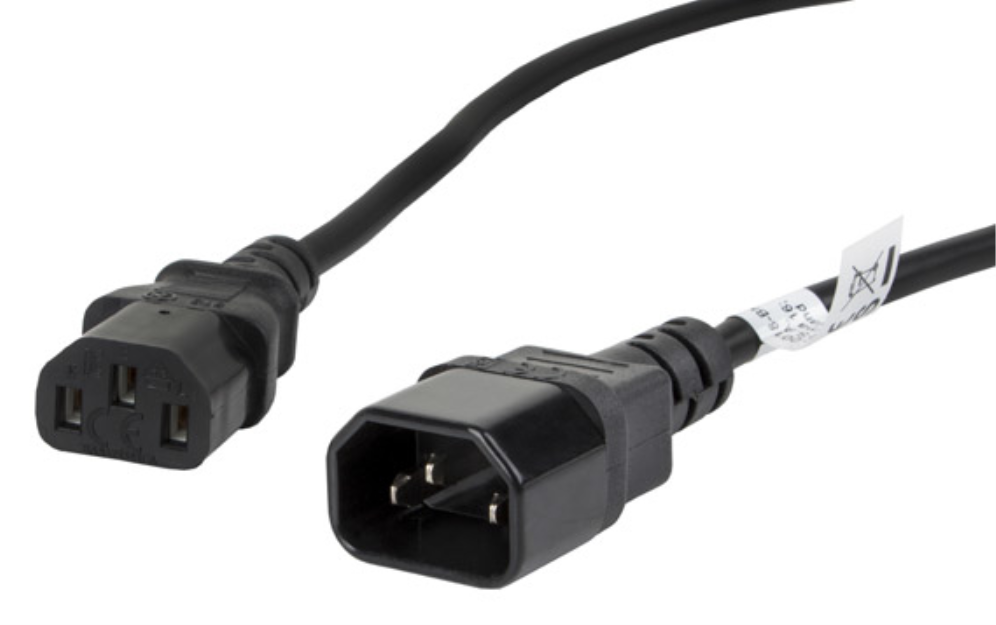 CABLE ALARGADOR LANBERG ALIMENTACION CPU IEC320 C13 H/IEC320 C14 M VDE 1.8M