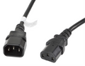 CABLE ALARGADOR LANBERG ALIMENTACION CPU IEC320 C13 H/IEC320 C14 M VDE 3M