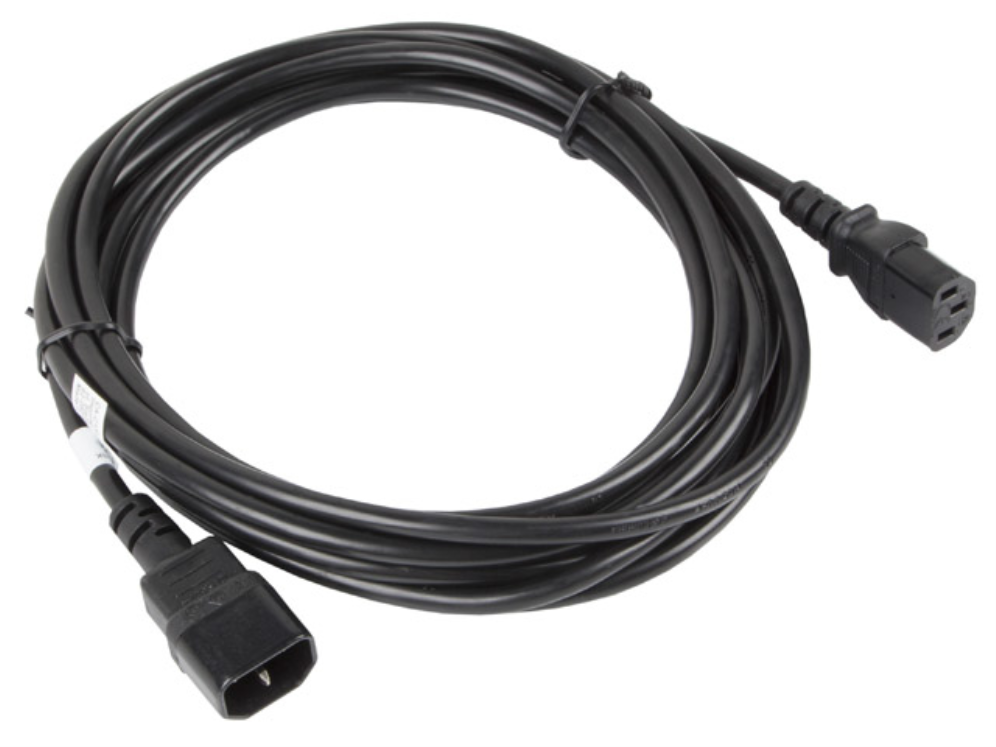 CABLE ALARGADOR LANBERG ALIMENTACION CPU IEC320 C13 H/IEC320 C14 M VDE 5M - detalle
