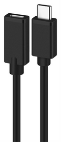 CABLE ALARGADOR USB 2.0 EWENT USB-C MACHO USB-C HEMBRA 1,8m NEGRO