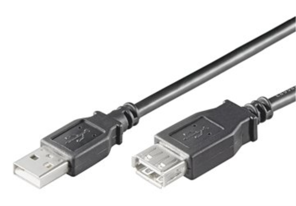 CABLE ALARGADOR USB EWENT USB-A MACHO USB-A HEMBRA 1,8M