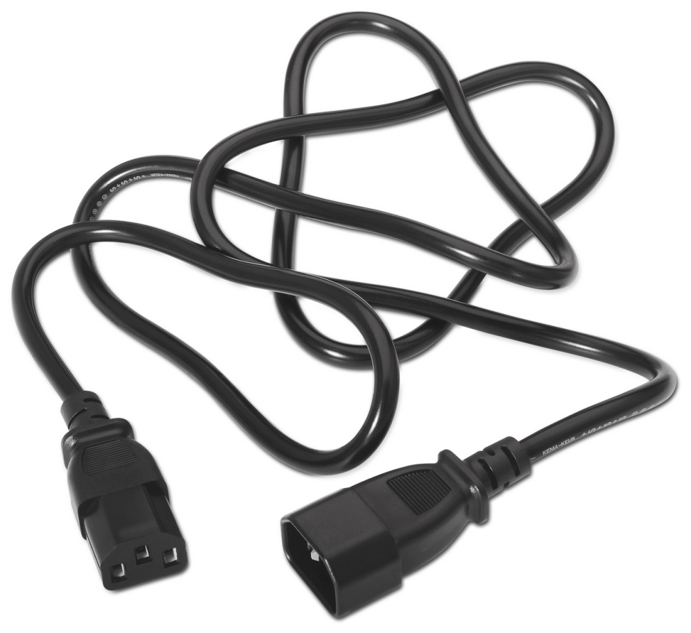 CABLE ALIMENTACION AISENS CPU C13/H-C14/M NEGRO 1,5mts - detalle