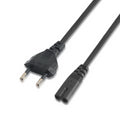 AISENS A132-0173 cable de transmisión Negro 1.5 m CEE7/7 C7 acoplador
