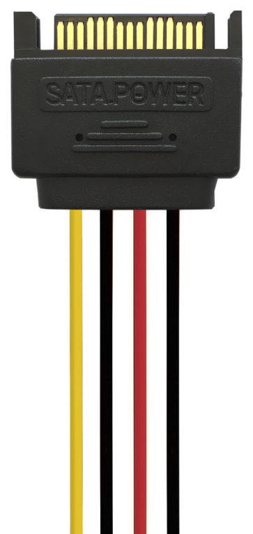 CABLE ALIMENTACION AISENS SATA M-2XSATA/H 20CM - detalle