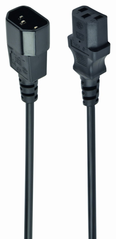 CABLE ALIMENTACION GEMBIRD C13 A C14 1,8M - detalle