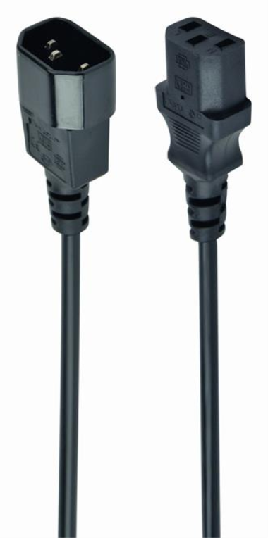 CABLE ALIMENTACION GEMBIRD EXTENSION C13 MACHO A C14 HEMBRA 1,8M