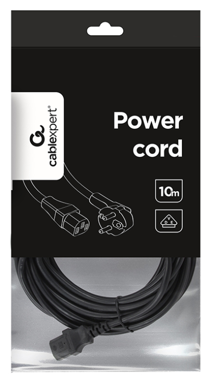 CABLE ALIMENTACION GEMBIRD SCHUKO A C13 10M - detalle