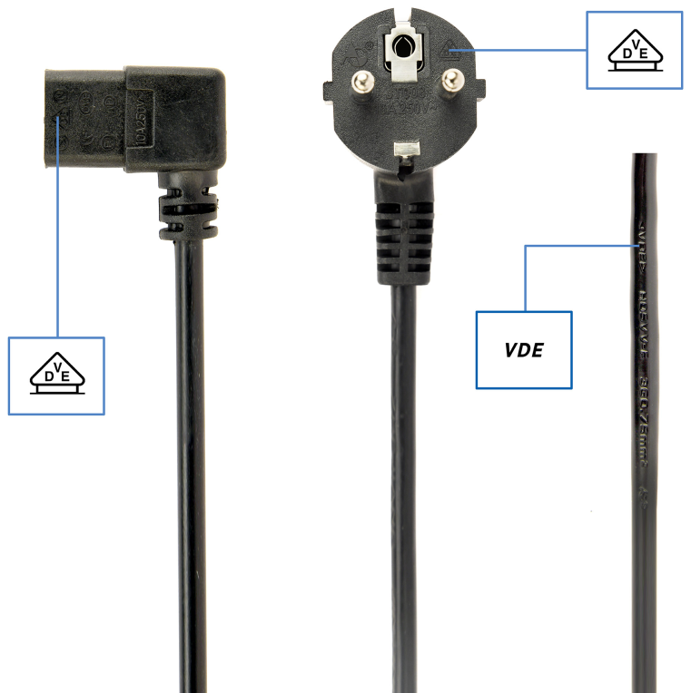 CABLE ALIMENTACION GEMBIRD SCHUKO A C13 90 GRADOS 1,8M - detalle