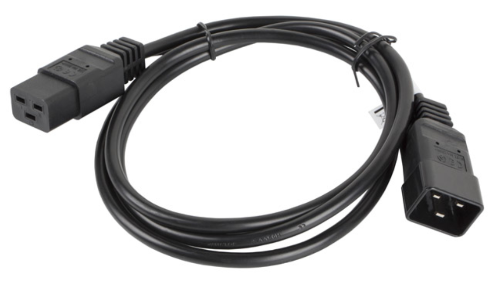 CABLE ALIMENTACION LANBERG IEC320 C19 A IEC320 C20 VDE 1.8M