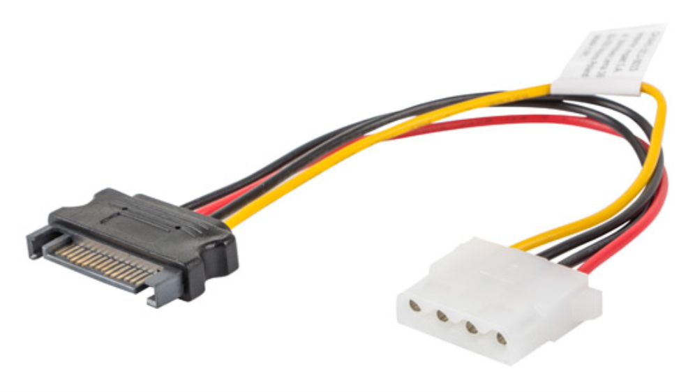 CABLE ALIMENTACION LANBERG MOLEX HEMBRA/SATA MACHO 15CM