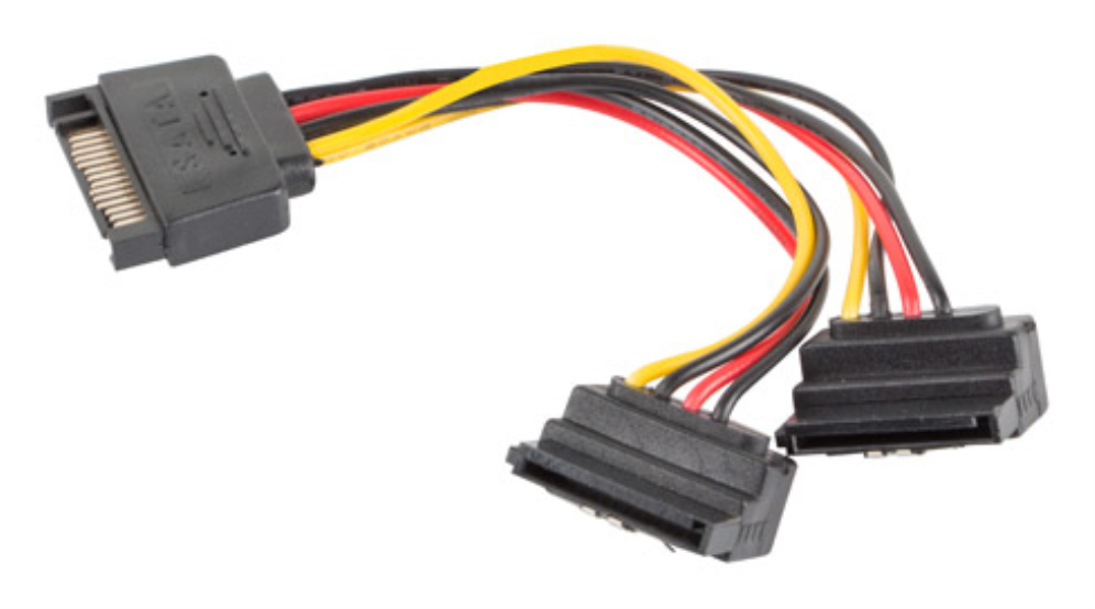 CABLE ALIMENTACION LANBERG SATA MACHO/2X SATA HEMBRA 15CM - detalle