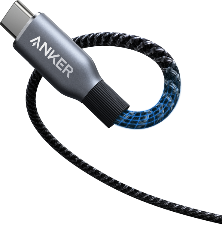 CABLE ANKER ANKER PRIME USB-C TO USB-C CABLE (3FT 240W UPCYCLED-BRAIDED) - detalle