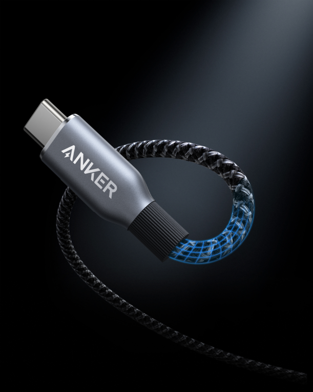 CABLE ANKER ANKER PRIME USB-C TO USB-C CABLE (3FT 240W UPCYCLED-BRAIDED) - detalle