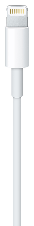 CABLE APPLE LIGHTNING TO USB BLANCO 1M - detalle