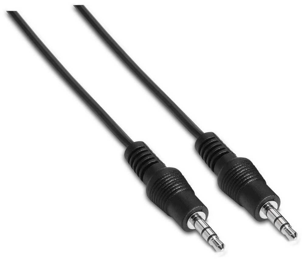 CABLE AUDIO AISENS ESTEREO JACK 3.5 M-JACK 3.5 M NEGRO 1.5M