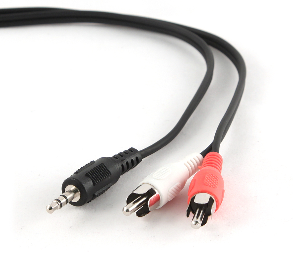 CABLE AUDIO GEMBIRD CONECTOR 3,5MM A RCA 1,5M - detalle