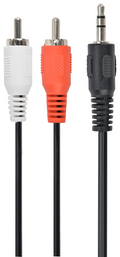 CABLE AUDIO GEMBIRD CONECTOR 3,5MM A RCA 5M