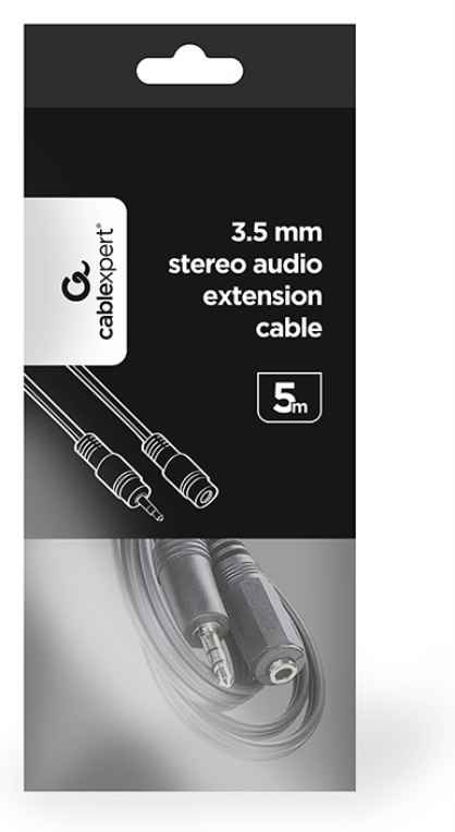 CABLE AUDIO GEMBIRD CONECTOR 3,5MM PROLONGADOR MACHO/HEMBRA 3M - detalle